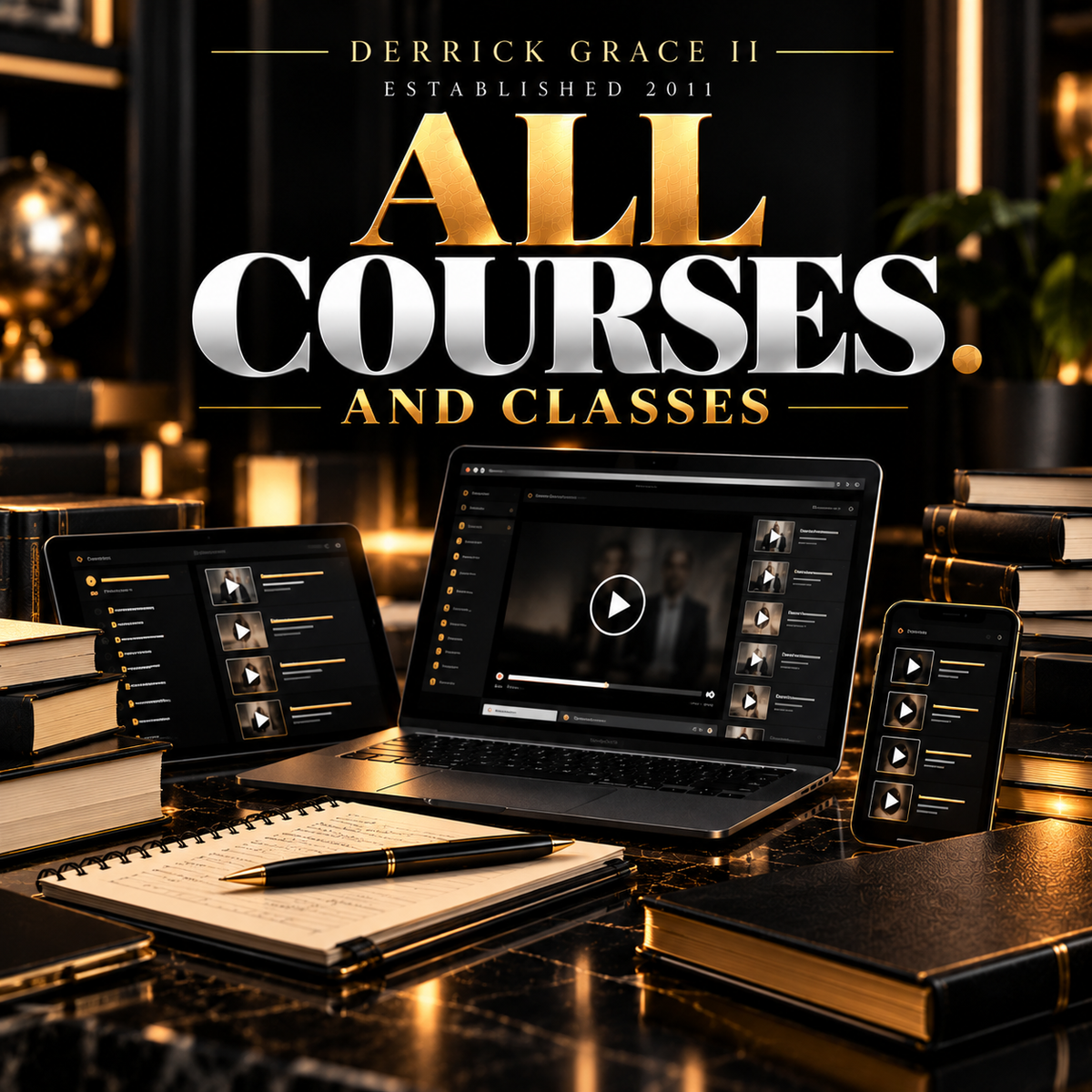All Courses and Classes - Re-Uploading Will Be Available Soon